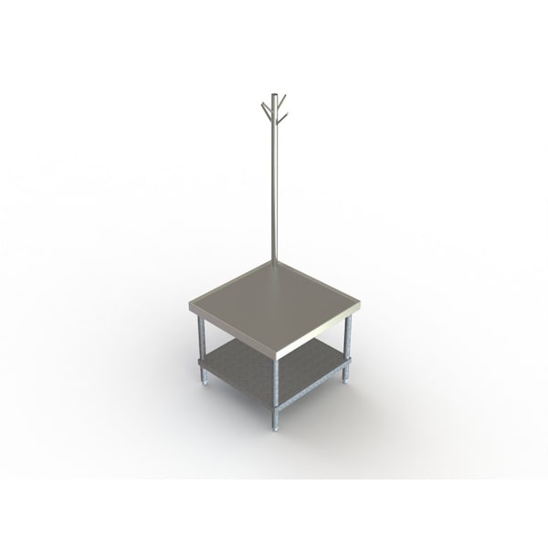 Economy Equipment Stand, 30" W X 30" L-R